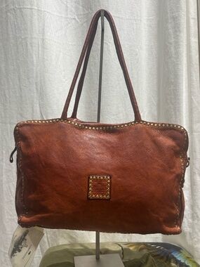 Campomaggi Leather Bag in Cognac